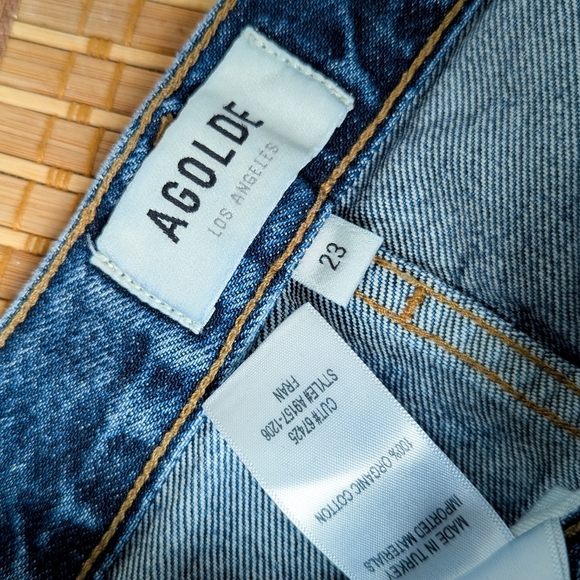 AGOLDE Fran Low Slung Easy Straight Jeans 24 - Picture 12 of 12